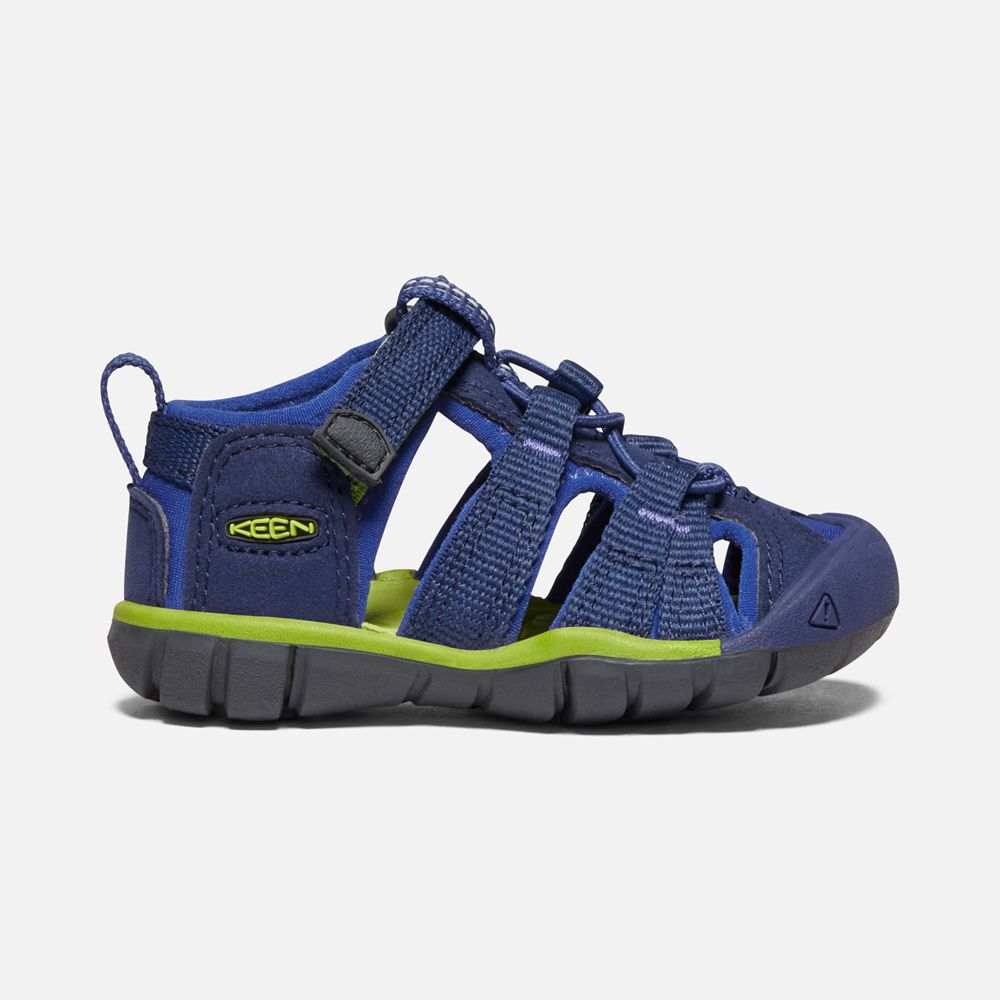 Sandalias Keen Mexico Azules/Verdes - Niños Seacamp Ii Cnx - CZ0179856